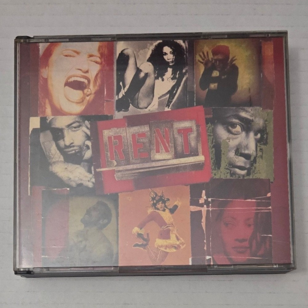 Vintage 1996 RENT Original Broadway Cast Recording 2 CD Set Idina Menzel USA